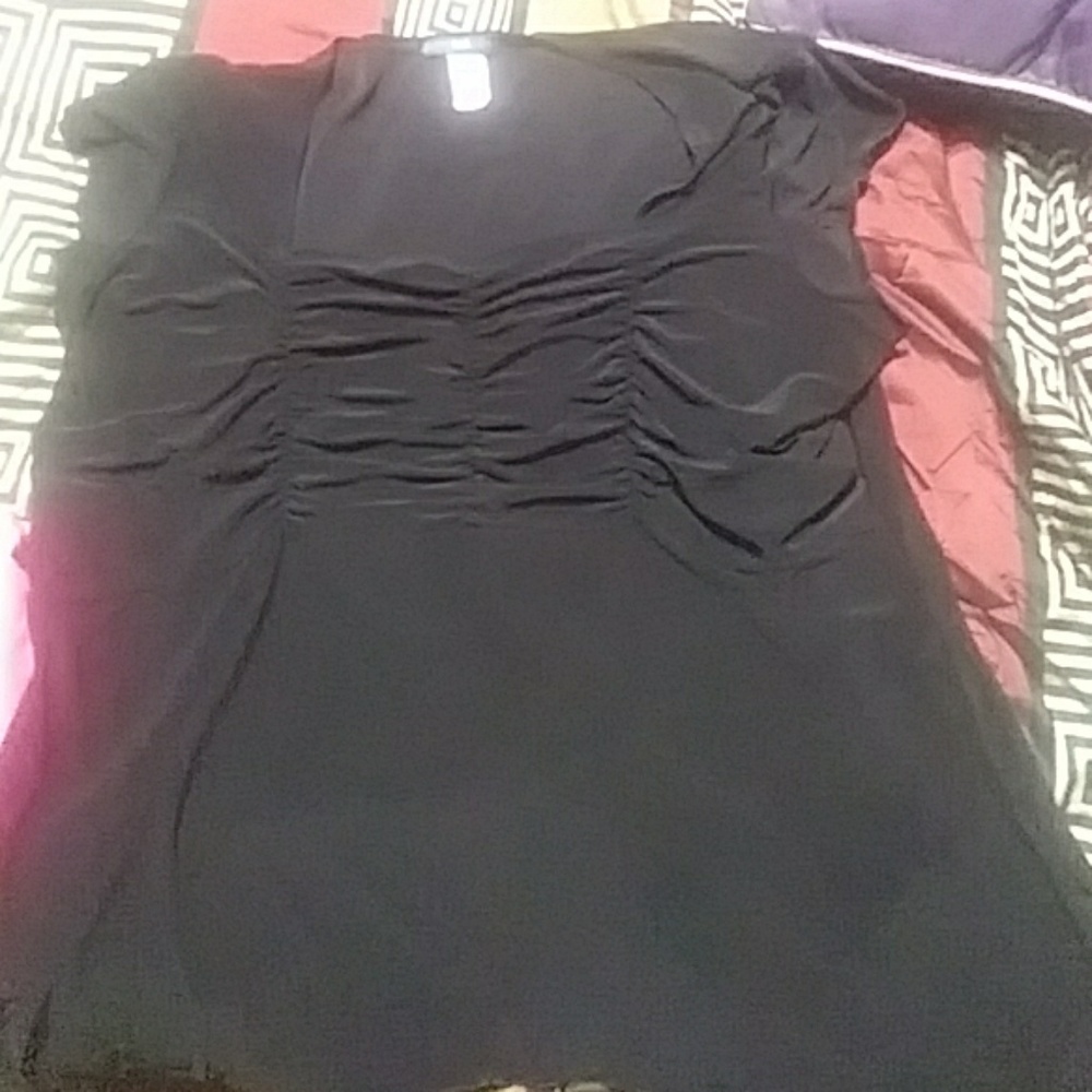 Black dress top